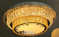 LED Colour Changing Ceiling Chandelier Crystal Daylight Warm White Blue