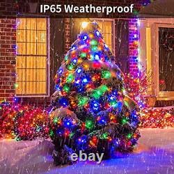 LED Fairy String Lights 33FT 100 LED RGB Color Changing Christmas Tree Lights