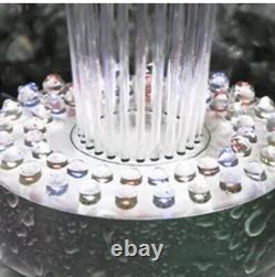 LED Floating Water Fountain with RGB Color Changing LED light ring & water pump