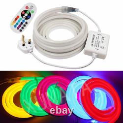 LED Neon Rope Strip Flexible Soft Bar Light RGB Waterproof 220V 240V 2835 5050