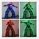 Led Robot Clothing Costume Suit Illuminated Dance Remote Control 7 Color Change