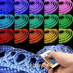 LED Rope Lights, 50 ft Waterproof Color Changing Strip Light for Outdoor 50 FT