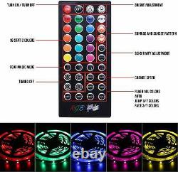 LED Strip Lights, 32.8FT LED Music Sync Color Changing Lights with 40keys Music