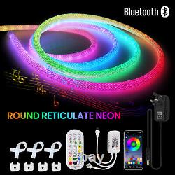 LED Strip Neon Flex Rope Light Waterproof RGB WS2812B Outdoor Lighting UK Plug