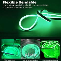 LED Strip Neon Flex Rope Lights Waterproof Flexible Outdoor Lighting Lamp 220V