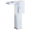 Led Waterfall Faucet Bathroom Tap Color Changing Led Hot And Cold Water Control