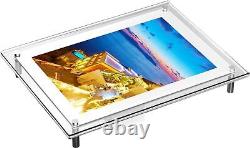 LED illuminated Color Changing RGB Crystal Frame, Poster, Display Menu A1 A2