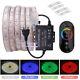 Led Strip Rgb 5050 110v 220v Waterproof With Rf Touch Remote For Home Decoration