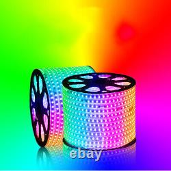LED strip RGB 5050 110V 220V waterproof with RF Touch Remote For Home Decoration