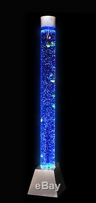 Large 183cm Round Bubble Tube with Colour Changing LED Lights Sensory Furniture
