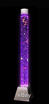 Large 183cm Round Bubble Tube with Colour Changing LED Lights Sensory Furniture