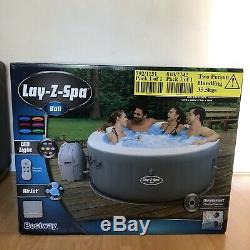 Lay-Z Spa Bali 2-4 Person Airjet with LEDs BRAND NEW FAST DELIVERY