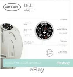 Lay Z Spa Lazy Spa Bali Airjet with LED's Brand New Hot Tub FREE DELIVERY