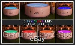 Lay Z Spa Lazy Spa Miami Airjet Hot Tub With LED Lighting For 4 Adults