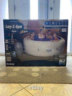 Lay Z Spa Paris Airjet With Led Hot Tub 4-6 People Brand New