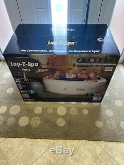 Lay Z Spa Paris Airjet With Led Hot Tub 4-6 People Brand New