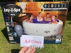 Lay-Z-Spa Paris Hot Tub 4-6 Person LED Airjet Available Now Brand New