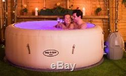 Lay-Z-Spa Paris Inflatable Hot Tub 4/6 Person LED Lights & AirJet System