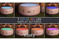 Lay Z Spa Paris New Style 4-6 Persons Hot Tub Massage Air Jets LED Lights Cover