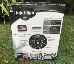 Lay-Z-Spa St Tropez AirJet Hot Tub with LED Light 4-6 Person BRAND NEW