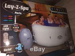 Lazy-Z-Spa Paris Hot Tub White LED Lights 4-6 People