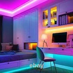 Led Strip Light Ceiling Tape Light 25m Kit Rgb Colour Changing Double Sided Rf