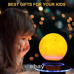 Levitating Moon Touch Table Lamp, Moon Spins And Floats! Great Novelty Present