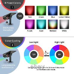 Linkind Solar Spotlight Outdoor Garden Lights, 16-LED Color Changing RGB
