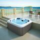 Luxury Outdoor Whirlpool Hot Tub With Heater Ozone Led For 4 Persons Spa Pool