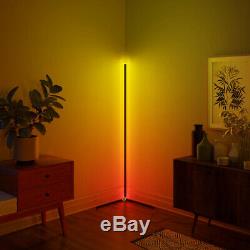 Minimalist LED Corner Floor Lamp Colour Changing License 33-Smd 42mm White
