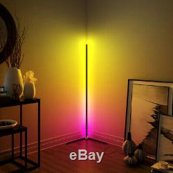 Minimalist LED Corner Floor Lamp Colour Changing License 33-Smd 42mm White