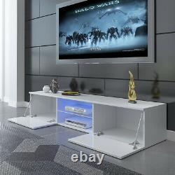 Modern 160cm TV Unit Cabinet Stand High Gloss Doors with RGB LED Lights Drawers