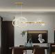 Modern Black/gold Glass Branch Chandelier Dining Room Light Lamp 3 Colors Change