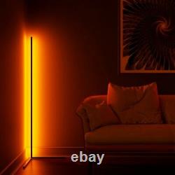 Modern Colour RGB Minimalist LED Corner Floor Lamp White Mood Lighting Lamps