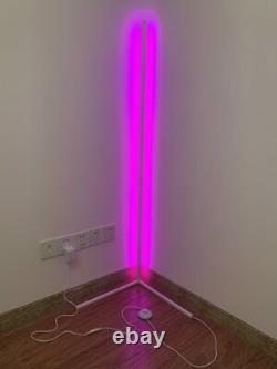 Modern Colour RGB Minimalist LED Corner Floor Lamp White Mood Lighting Lamps