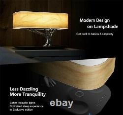 Modern LED table lamp Bedroom dimmable Bluetooth speaker phone wireless charge