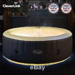 Monte Carlo 6 Person Hot Tub with CleverLink App & LED Lights-End June Del