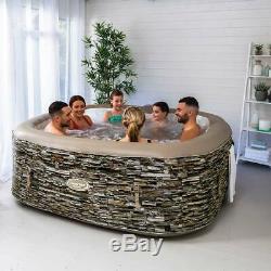 NEW! Cleverspa Sorrento 6 Pers Hot Tub Spa with LED' like Lay Z Spa WARRANTY
