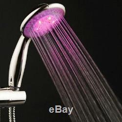 NEW Colorful Shower Head Home Bathroom 7 Colors LED Changing Water Glow Light