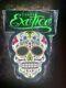 New Tequila Exotico Color Changing Led Sugar Skull Day Of The Dead Lighted Sign