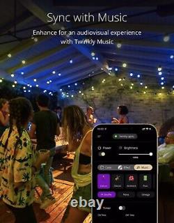 NEW Twinkly GEN II Smart Festoon Lights 20 Multi LED App Controlled 10m IP44