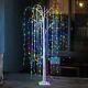 Nowsto Lighted Birch Willow Tree 5ft 180 Color Changing Fairy Twinkle Led Lig