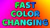 Neon Changing Color Flashing Fluo Lights Colorful Lights Fast Colour Changing Screen 160