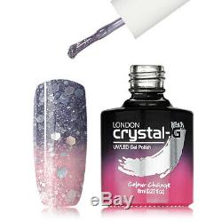 New Crystal-G, Thermal Colours Change TH-33 UV / LED Gel Nail Polish, UK Brand