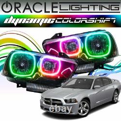 Oracle Dynamic ColorSHIFT Headlight Halo Kit For 2011-2014 Dodge Charger