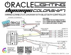 Oracle Dynamic ColorSHIFT LED Fog Light Halo Kit For 2010-2013 Chevy Camaro