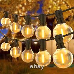 Outdoor Stirng Light Mains Powered, 45.7M/150Ft 75+2 LED Globe Garden String for