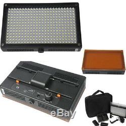 PRO LED 312AS Camera &Camcorder Video Light Lamp Bi-Color Changing Dimmable New