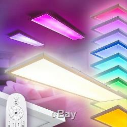Panel RGB LED 41W ceiling light remote colour changer dimmer lamp IP20 156489