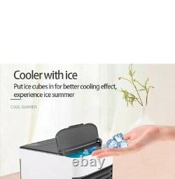 Portable Air Cooler Humidifier Purifier Color Changing Led Fan Travel Air Con Uk